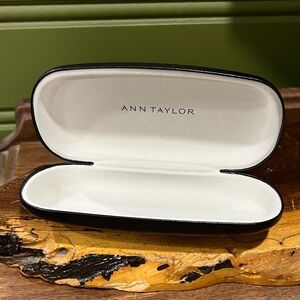 Ann Taylor Elegant Black Glasses Case